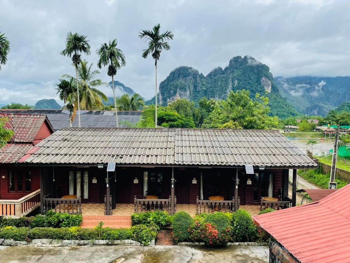 Bungalows Le Jardin Vangvieng Vang Vieng Exterior photo