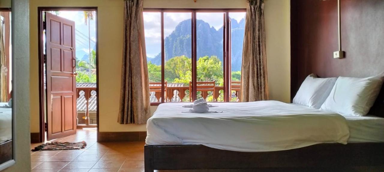 Bungalows Le Jardin Vangvieng Vang Vieng Exterior photo